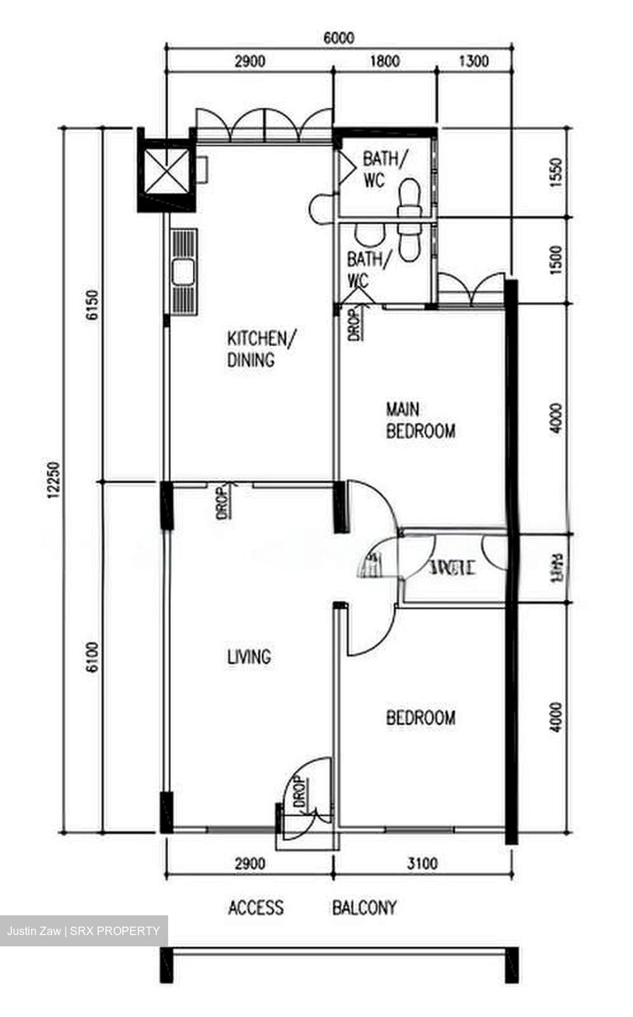 Blk 712 Bedok Reservoir Garden (Bedok), HDB 3 Rooms #569258271